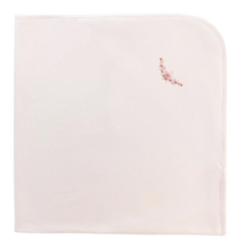 BABY CLUB CHIC Blossom Moon Emb Receiving Blanket-Pink