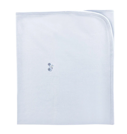 BABY CLUB CHIC Cars All-Over Emb Receiving Blanket-Lt Blue