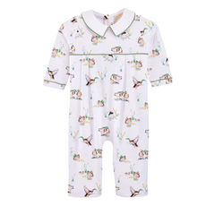 BABY CLUB CHIC Duck Pond Playsuit w/Point Collar