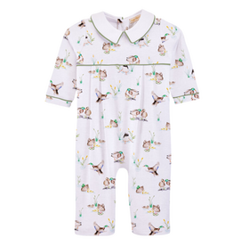 BABY CLUB CHIC Duck Pond Playsuit w/Point Collar