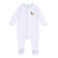 MAGNOLIA BABY Mallard Moments Hand-Embroidered Footie