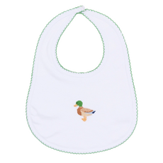 MAGNOLIA BABY Mallard Moments Hand-Embroidered Bib