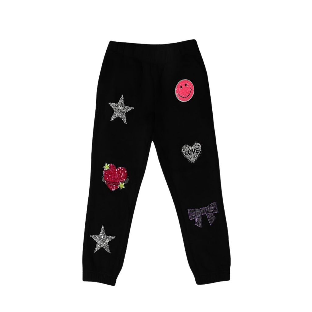 MIA NEW YORK Girls Icon Sweatpant - Black