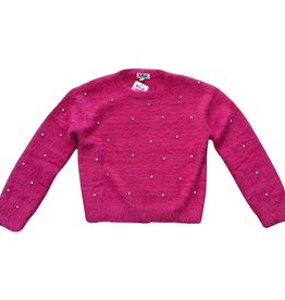 MIA NEW YORK Girls Bling Sweater - Pink