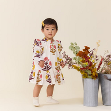 PINK CHICKEN baby girls harper dress set - harvest dandelion