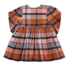 PINK CHICKEN girls mae dress - hayride plaid