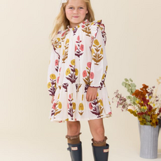 PINK CHICKEN girls harper dress - harvest dandelion