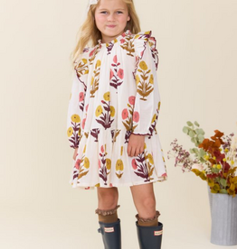 PINK CHICKEN girls harper dress - harvest dandelion