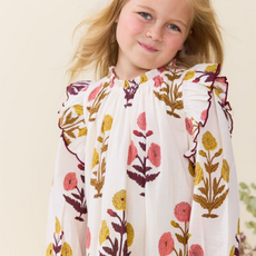 PINK CHICKEN girls harper dress - harvest dandelion