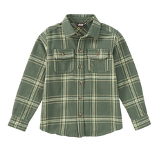 FLANNEL BUTTON UP SHIRT-Sherwood Plaid