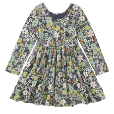 PRINTED BALLET DRESS-Chelsea Garden Floral
