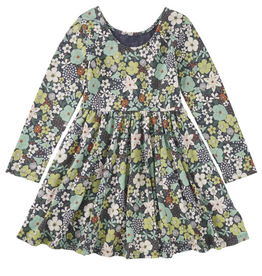 PRINTED BALLET DRESS-Chelsea Garden Floral