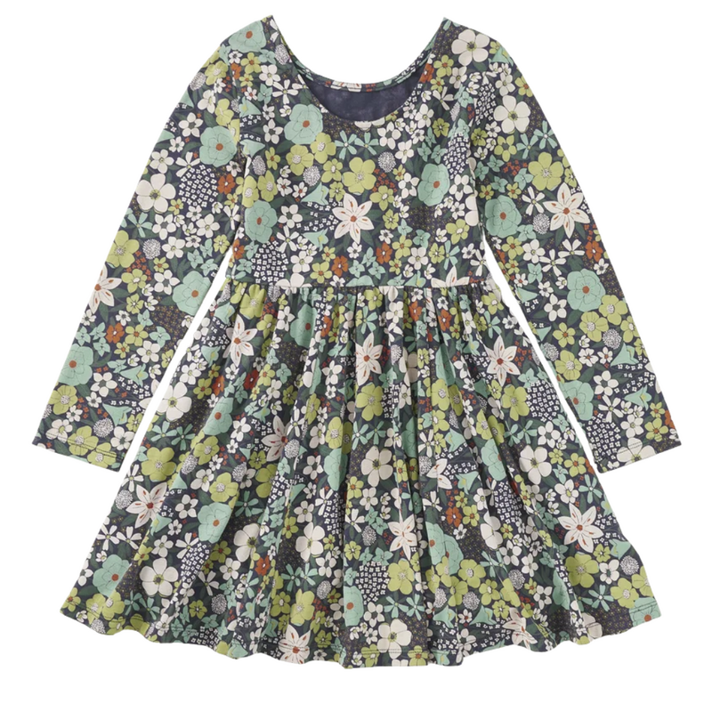 PRINTED BALLET DRESS-Chelsea Garden Floral