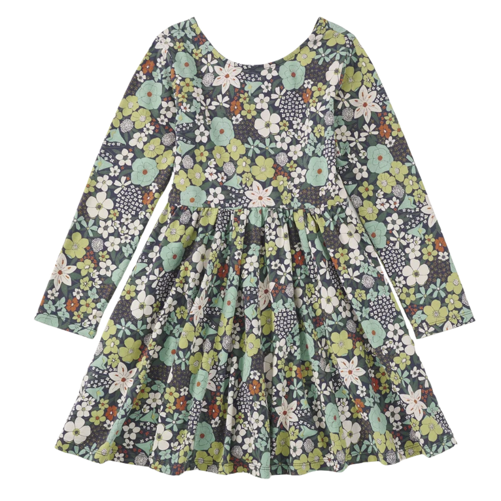 PRINTED BALLET DRESS-Chelsea Garden Floral