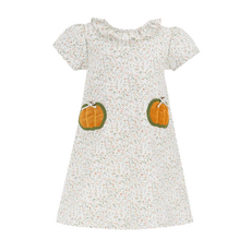 Louise Girl Dress-Pumpkins