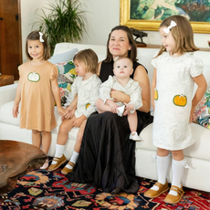 Louise Girl Dress-Pumpkins