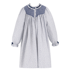Camellia Girl Dress-Blue Floral