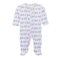 BABY CLUB CHIC Bows & Blooms Footie w/Ruffles