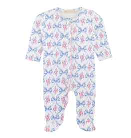 BABY CLUB CHIC Bows & Blooms Footie w/Ruffles