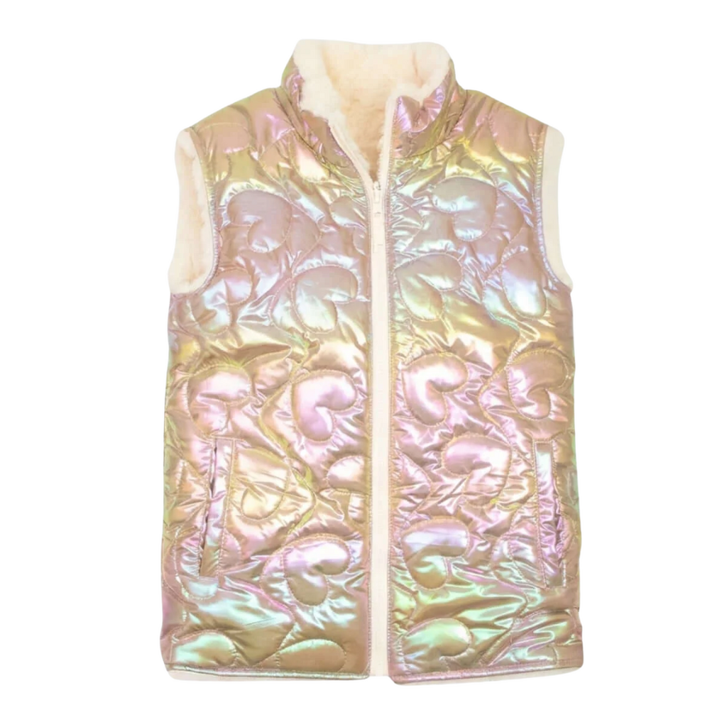 Appaman Rose Gold Girls Reversible Vest