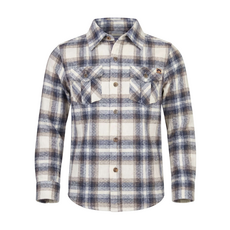Appaman Off White Plaid Flannel Shirt