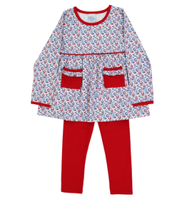 BAILEY BOYS SANTA TOILE-TUNIC PANT SET
