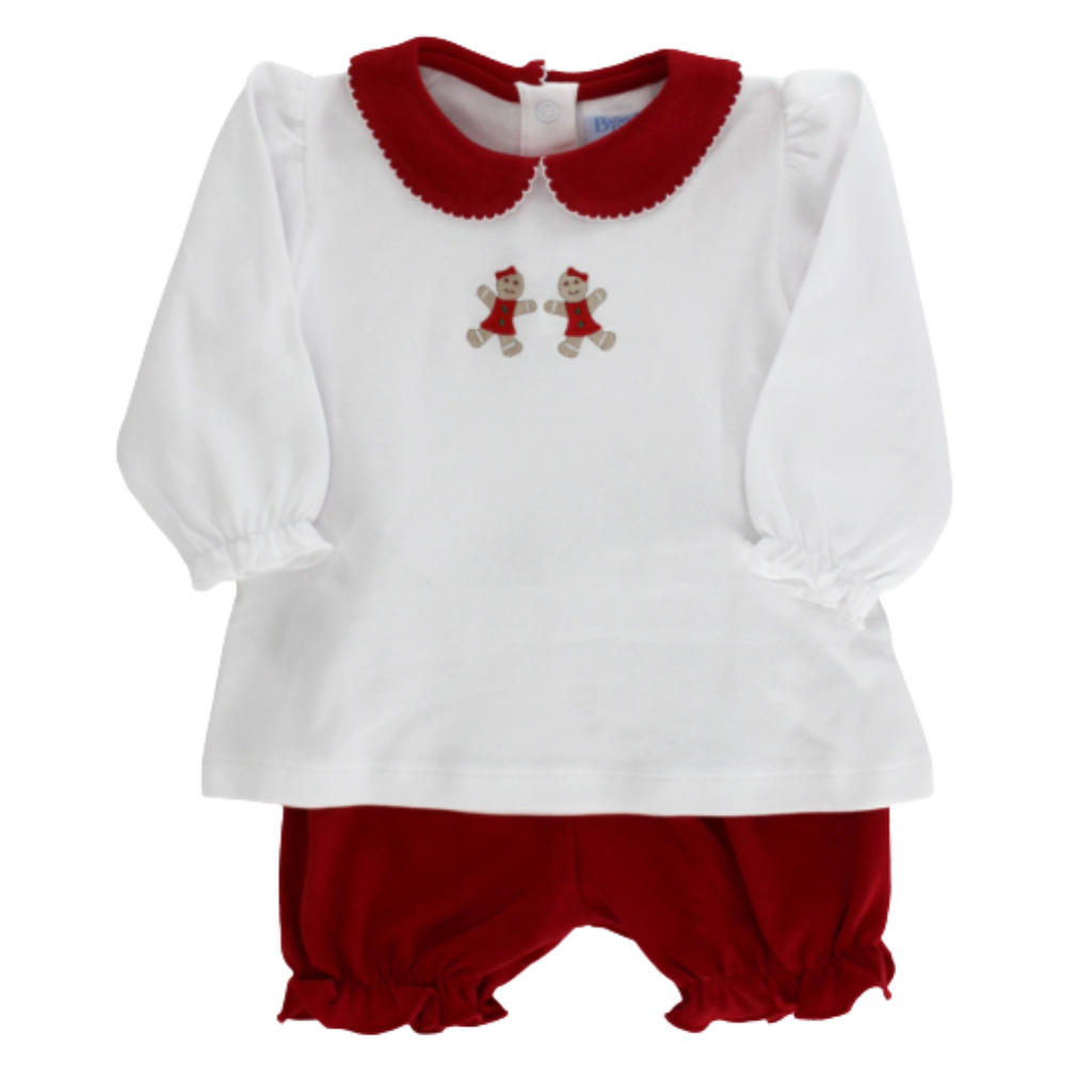 BAILEY BOYS BOY'S DANCING GINGERBREADS-BLOOMER SET