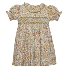 REMEMBER NGUYEN Yellow Flowers Juliette Dress