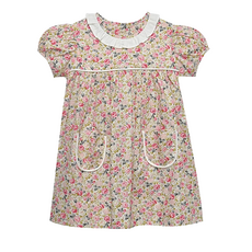 REMEMBER NGUYEN Pink Rose Reagan Dress