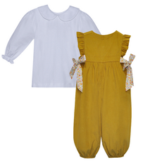 REMEMBER NGUYEN Abigail Long Romper w/White L/S Top