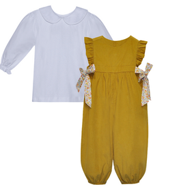 REMEMBER NGUYEN Abigail Long Romper w/White L/S Top