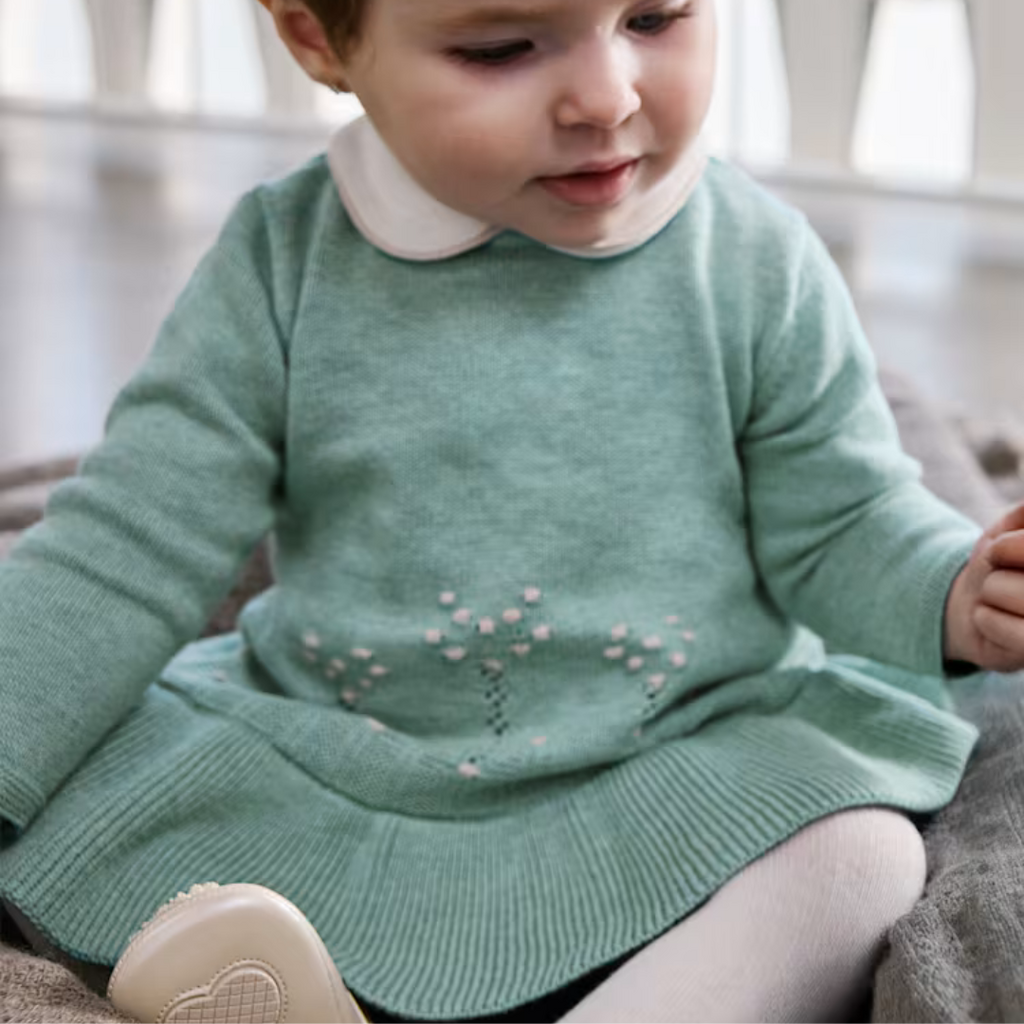 Newborn Tricot Dress - Mineral Vigore'
