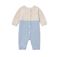 Baby Knit Romper - Sky