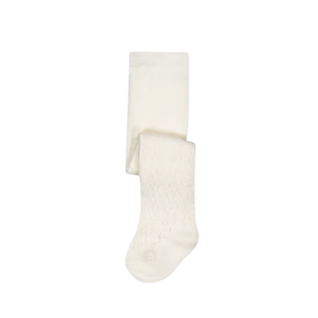 Newborn Openwork Tights - Off White