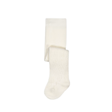 Newborn Openwork Tights - Off White