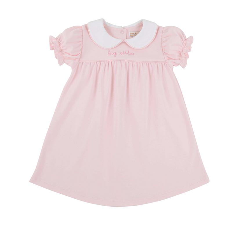 THE BEAUFORT BONNET COMPANY HOLLY DAY DRESS Palm Beach Pink-Big Sister
