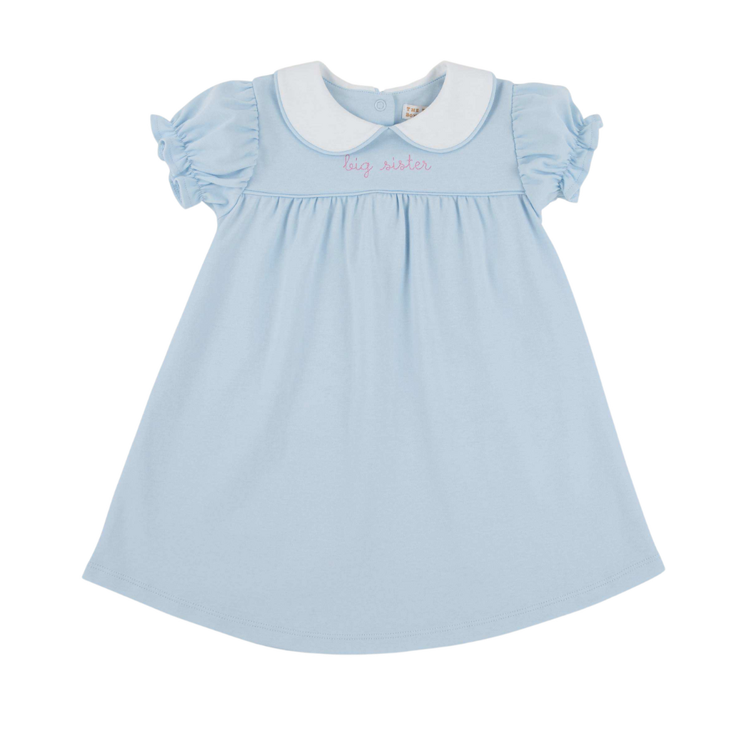 THE BEAUFORT BONNET COMPANY HOLLY DAY DRESS Buckhead Blue-Big Sister
