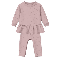 GUNAMUNA RUFFLED SWEATSUIT-DAZZLE