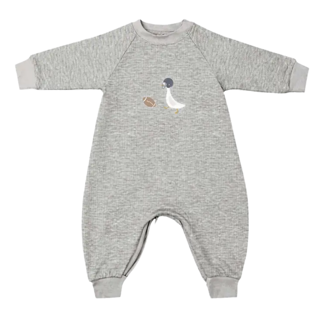 GUNAMUNA FLEECE JUMPSUIT-FOOTBALL GOOSE