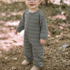 GUNAMUNA HENLEY JUMPSUIT-STRIPE
