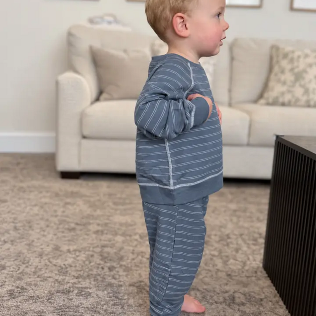 GUNAMUNA FLEECE SWEATSUIT-STRIPE