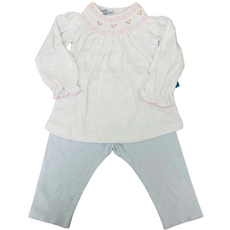 MAGNOLIA BABY Piper's Classics Bishop 2pc Pant Set-Lt Blue