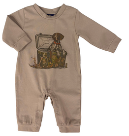 EMMA JEAN KIDS Cooler Pup L/S Boy's Romper