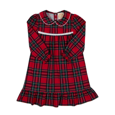 THE BEAUFORT BONNET COMPANY GOLDIE LOCKS GOWN-POLYESTER INTERLOCK Society Prep Plaid