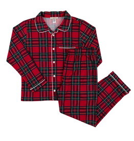 THE BEAUFORT BONNET COMPANY LOCK'S LITTLE SET-POLYESTER INTERLOCK Society Prep Plaid