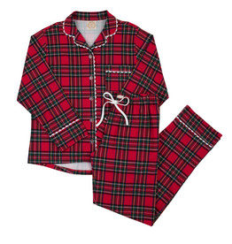 THE BEAUFORT BONNET COMPANY LET ME LOUNGE SET-PIMA COTTON Society Prep Plaid