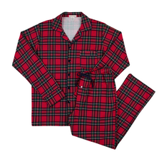 THE BEAUFORT BONNET COMPANY LOCK'S LOUNGE SET-PIMA COTTON Society Prep Plaid