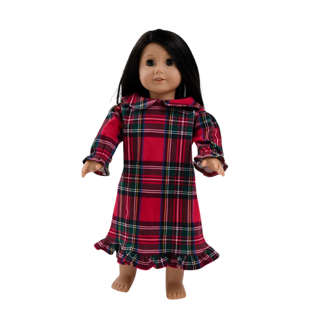 THE BEAUFORT BONNET COMPANY DOLLY'S GOLDIE LOCKS NIGHTGOWN Society Prep Plaid