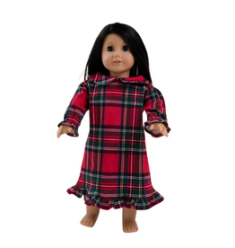 THE BEAUFORT BONNET COMPANY DOLLY'S GOLDIE LOCKS NIGHTGOWN Society Prep Plaid