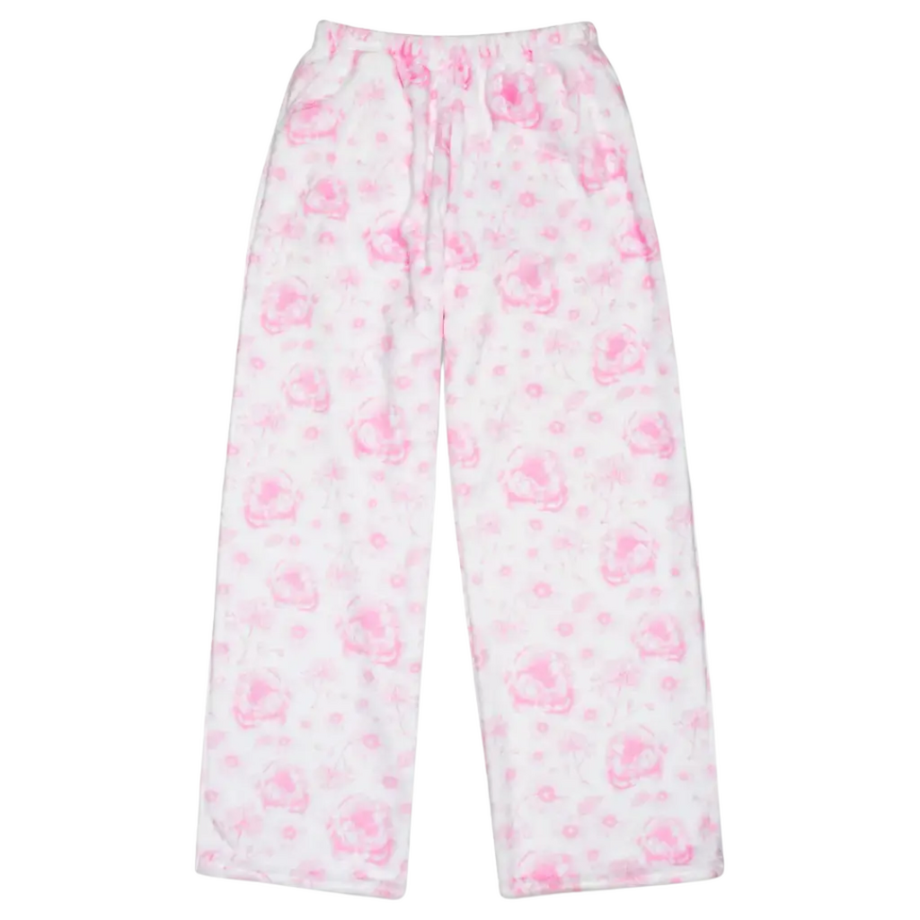 ISCREAM Pretty Pink Toile Plush Pants